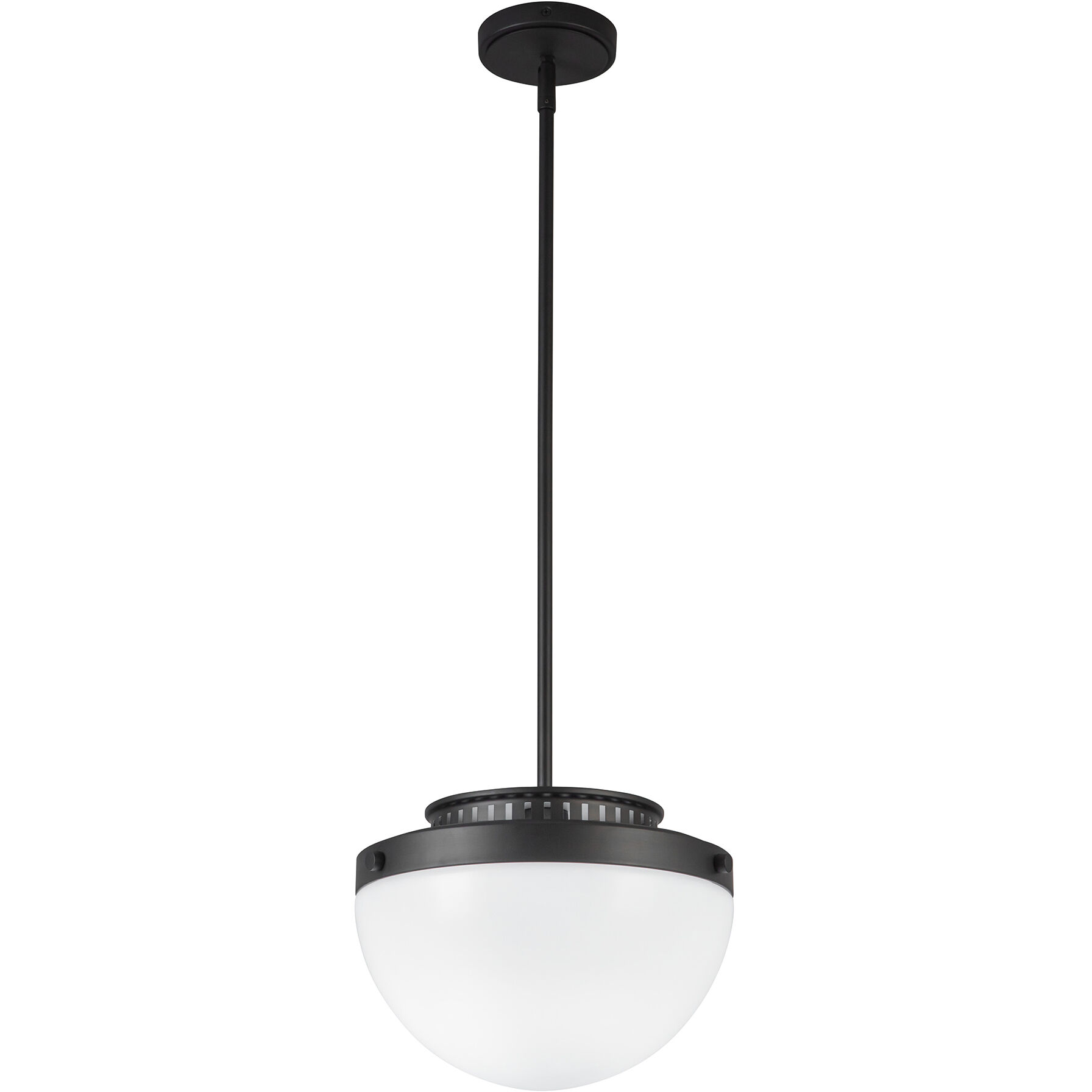 Dahlia 1 Light 12 inch Black Pendant Ceiling Light