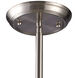 Chadwick 1 Light 13 inch Satin Nickel with Gloss White Pendant Ceiling Light