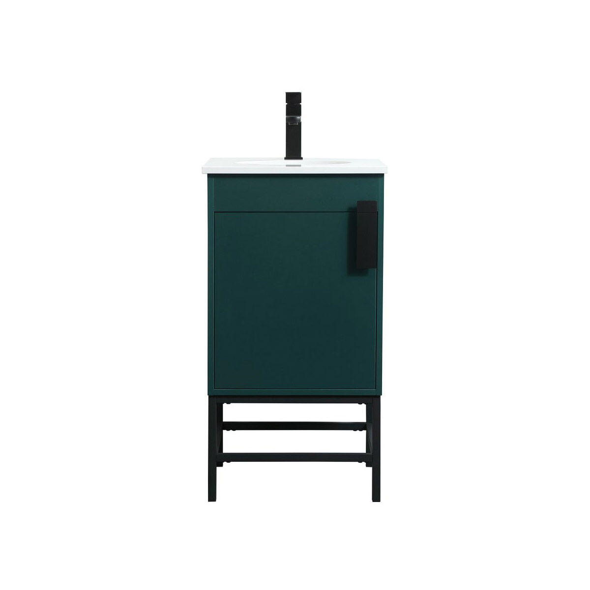 Eugene 19 X 18 X 33.5 inch Green Vanity Sink Set