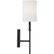 Foxdale 1 Light 5 inch Midnight Black Bath Vanity Wall Light