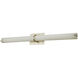 Squire LED 26.37 inch Brushed Nickel Bath Vanity Light Wall Light