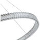 Chevron LED 39.37 inch Brushed Nickel Pendant Ceiling Light