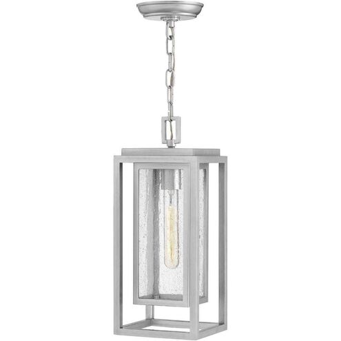 Coastal Elements Republic LED 7 inch Satin Nickel Outdoor Hanging Lantern, Estate Series