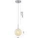 Canada Pendant Ceiling Light in Chrome