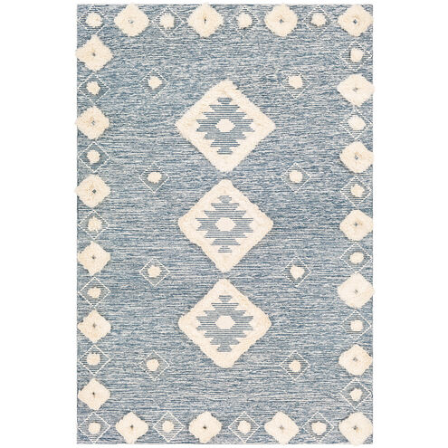 Cherokee 144 X 108 inch Navy/Cream Rugs