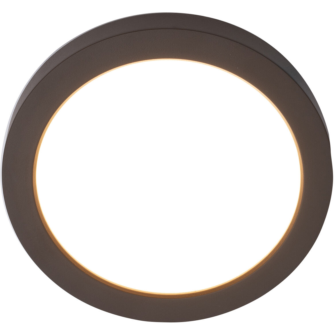 Round LED 5.25 inch Bronze Flush Mount Ceiling Light in 3000K, 1, WAC Limited
