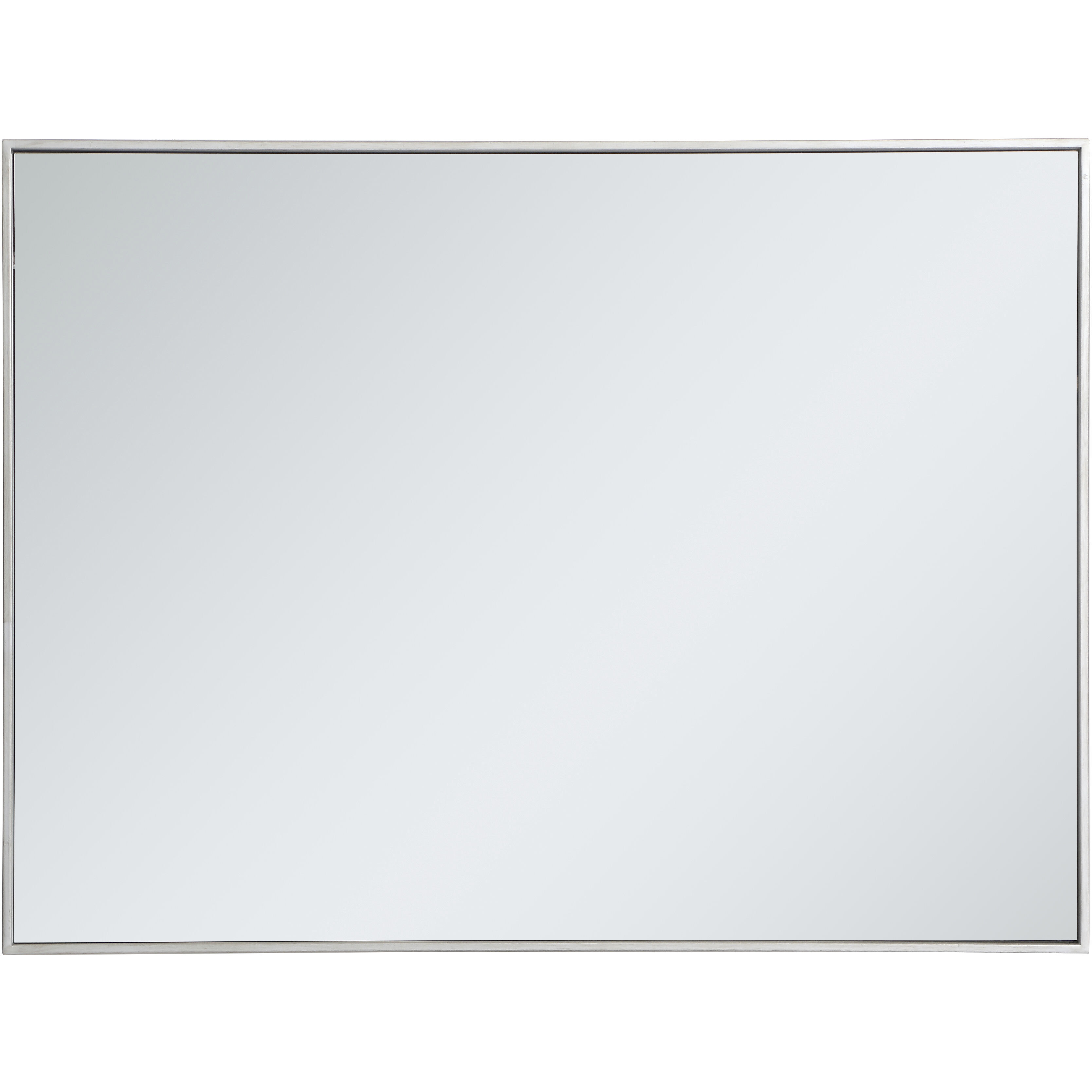 Monet 40 X 30 inch Silver Wall Mirror