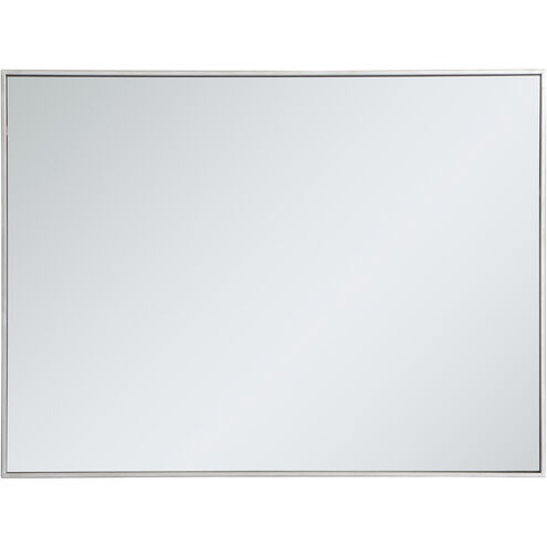 Monet 40 X 30 inch Silver Wall Mirror