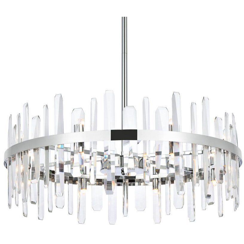 Serena 16 Light 32 inch Chrome Chandelier Ceiling Light