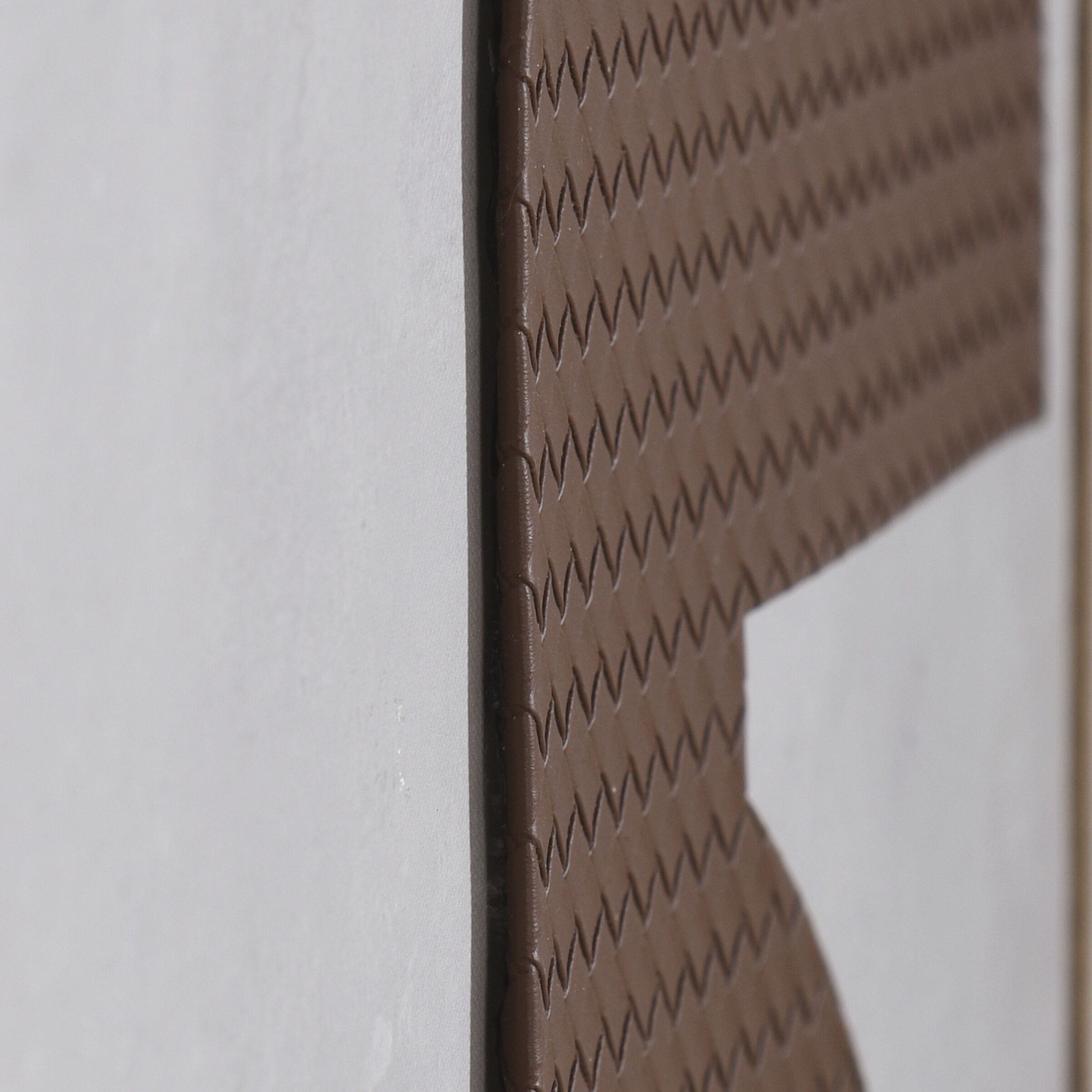 Abstract Leather Brown Wall Art