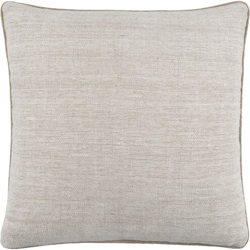 Betty 18 inch Cream Pillow Kit in 18 x 18, Square