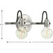 Axle 2 Light 16 inch Brushed Nickel Bath Vanity Wall Light