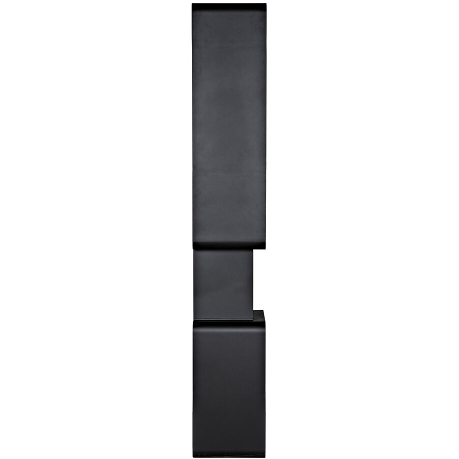 Larra Matte Black Bookcase
