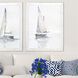 Waterside Collection Blue Framed Art