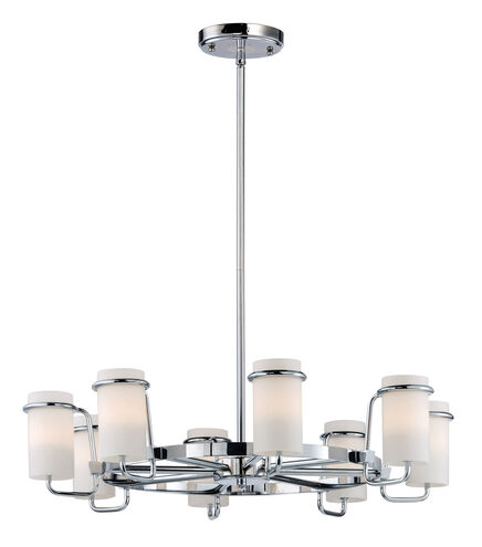 Avant 8 Light 25 inch Polished Chrome Single-Tier Chandelier Ceiling Light