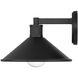 Vectra 1 Light 7 inch Powder Coated Black Outdoor Wall Sconce