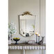 Anita 37.4 X 24 inch Distressed Ivory/Gold Wall Mirror
