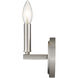 Sawyer 1 Light 5 inch Satin Nickel Sconce Wall Light