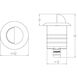 Inground Recessed Light 12 4.1 watt Stainless Steel Path Indicator Light in 2700K Warm LED, WAC Landscape
