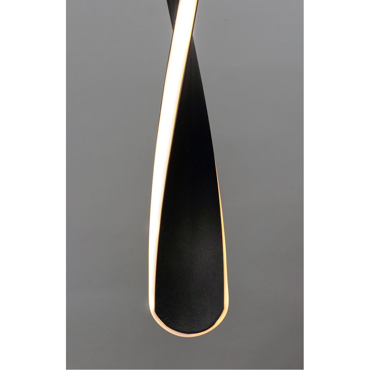 Pirouette LED 8 inch Black Mini Pendant Ceiling Light