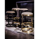 Dior 26 inch Antique Brass Counter Stool