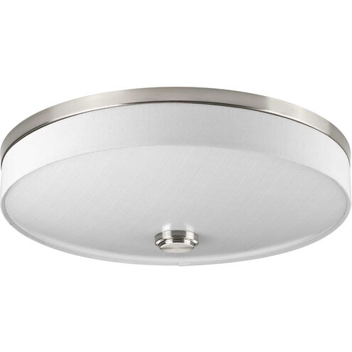 Weaver LED LED 16 inch Brushed Nickel Flush Mount Ceiling Light, Progress LED