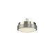Kute 1 Light Brushed Nickel Fan Light