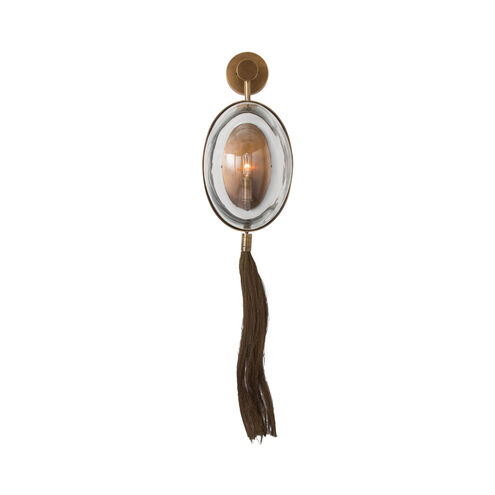 Aramis 1 Light 9 inch Antique Brass Sconce Wall Light 