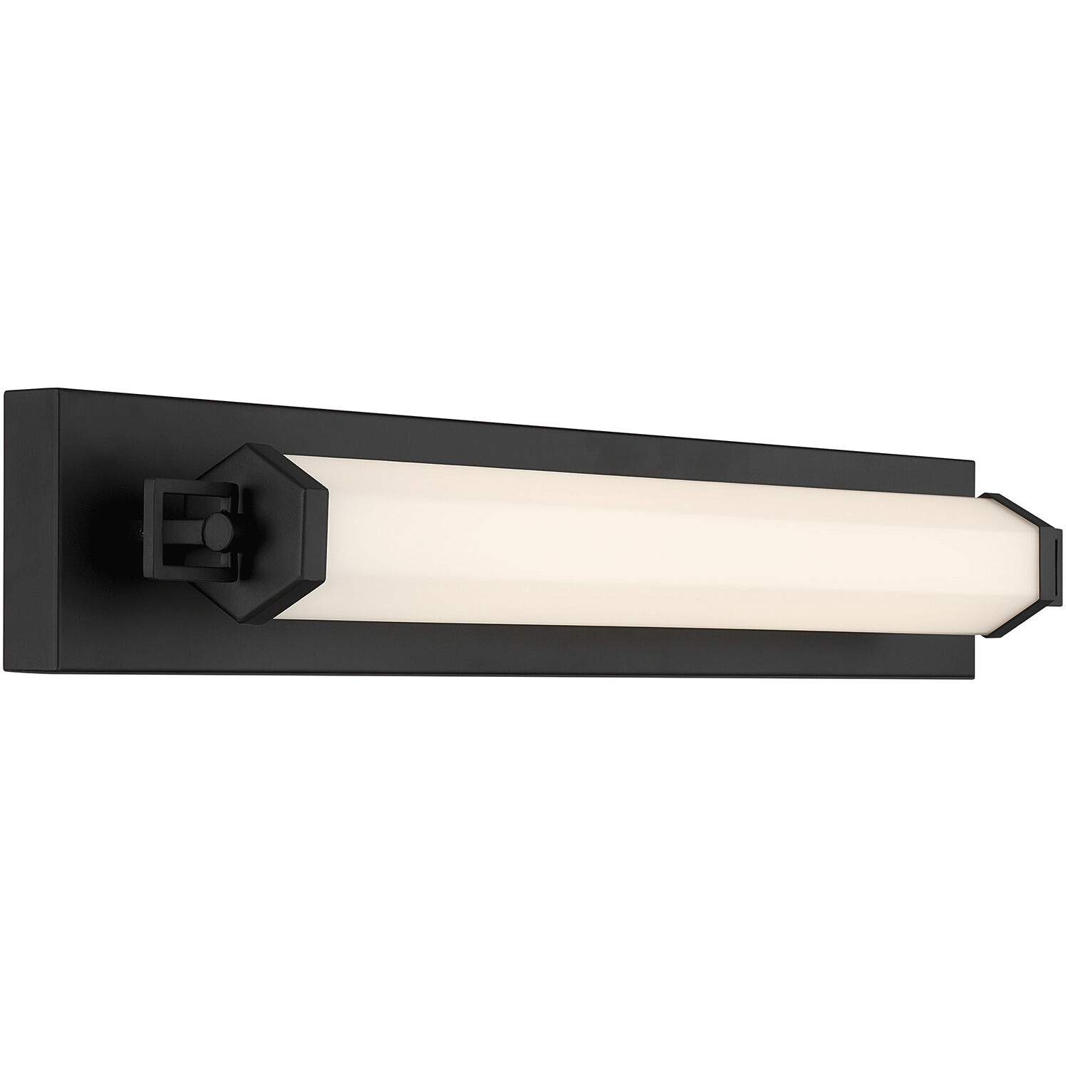 Parker LED 28 inch Black Lustre Bathroom Vanity Light Wall Light