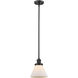 Franklin Restoration Cone 1 Light 8 inch Oil Rubbed Bronze Mini Pendant Ceiling Light in Incandescent, Matte White, Franklin Restoration
