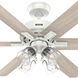 Fonthill 52 inch Fresh White with Light Oak/Fresh White Blades Ceiling Fan