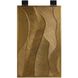 Drift Antique Brass and Blackened Bronze Wall Plaque