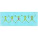 Froggy Beach Party Blue and Green and Multi and Pink Canvas, Propac