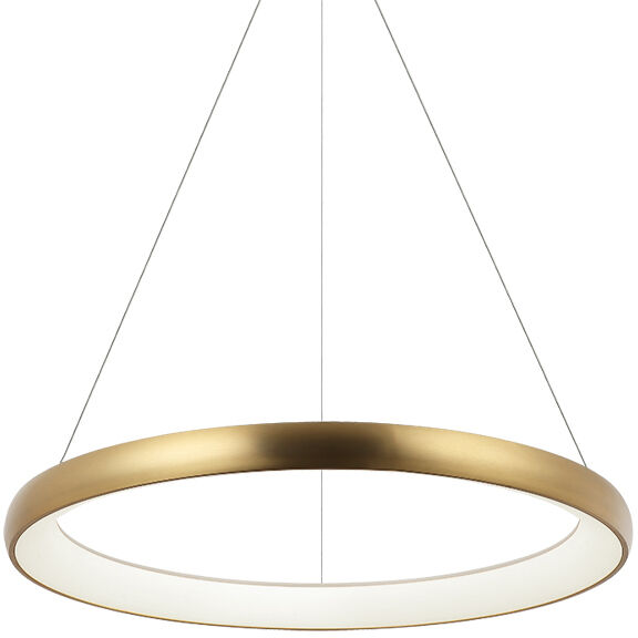 Maverick LED 32 inch Brushed Gold Pendant Ceiling Light