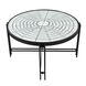 Fernando 31.9 inch Black/White Coffee Table