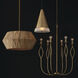 Avant 1 Light 9.75 inch Aged Brass and Black Pendant Ceiling Light