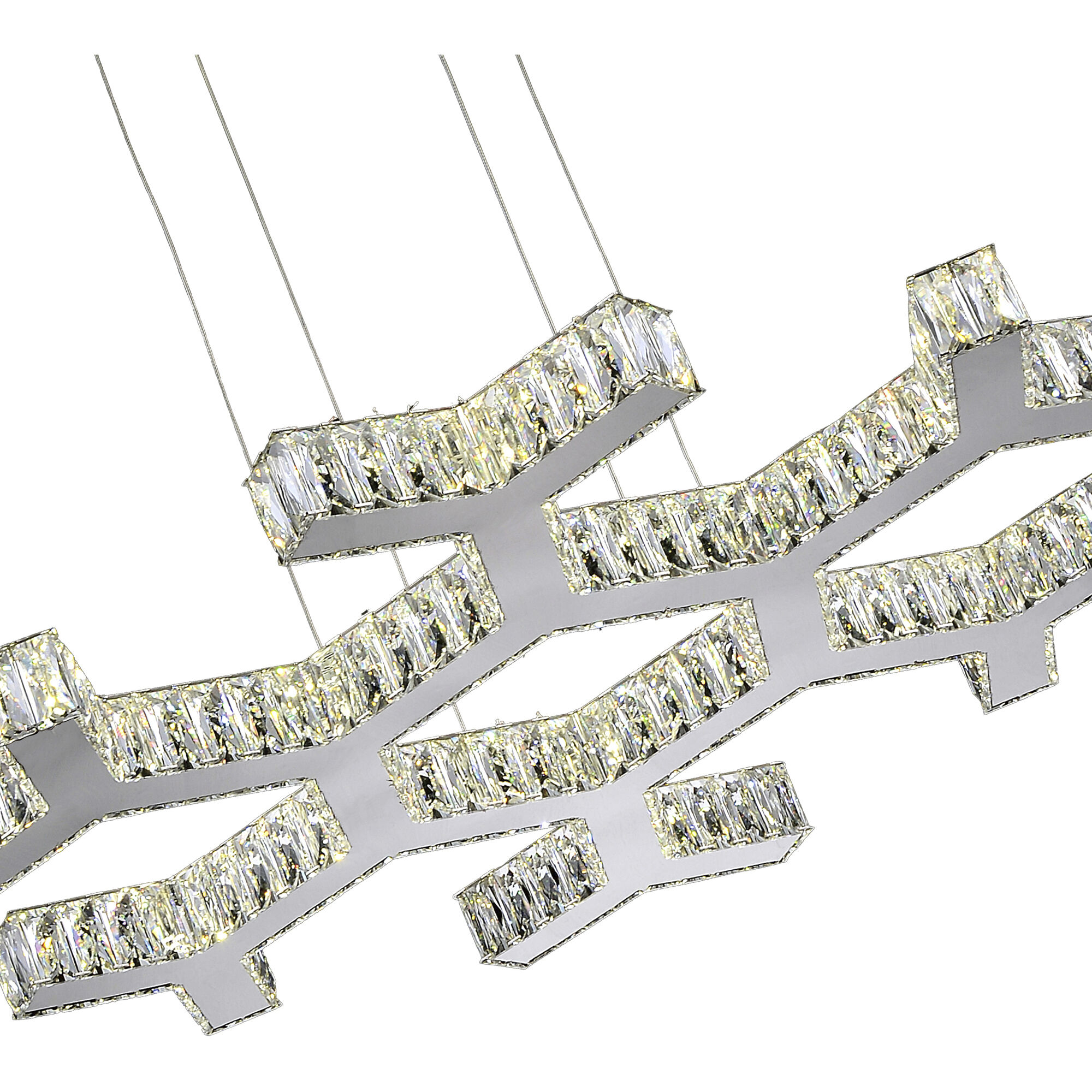 Arendelle LED 30 inch Chrome Chandelier Ceiling Light