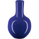 Ocean Blue 13.75 inch Long Neck Vase