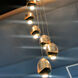 Artisan Collection/VENEZIA Series 7 Light 9 inch Gold Pendant/Chandelier Ceiling Light