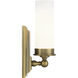 Richmond 1 Light 4 inch Aged Brass Wall Sconce Wall Light