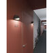 Concord LED 4 inch Black Outdoor Sconce