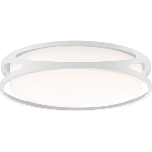 Lucia LED 21.75 inch White Flush Mount Ceiling Light