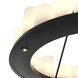 Commodore 24 Light 35.43 inch Black with Faux Candle Shade Chandelier Ceiling Light