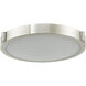 Halo LED 10.85 inch Brushed Nickel Flush Mount Ceiling Light