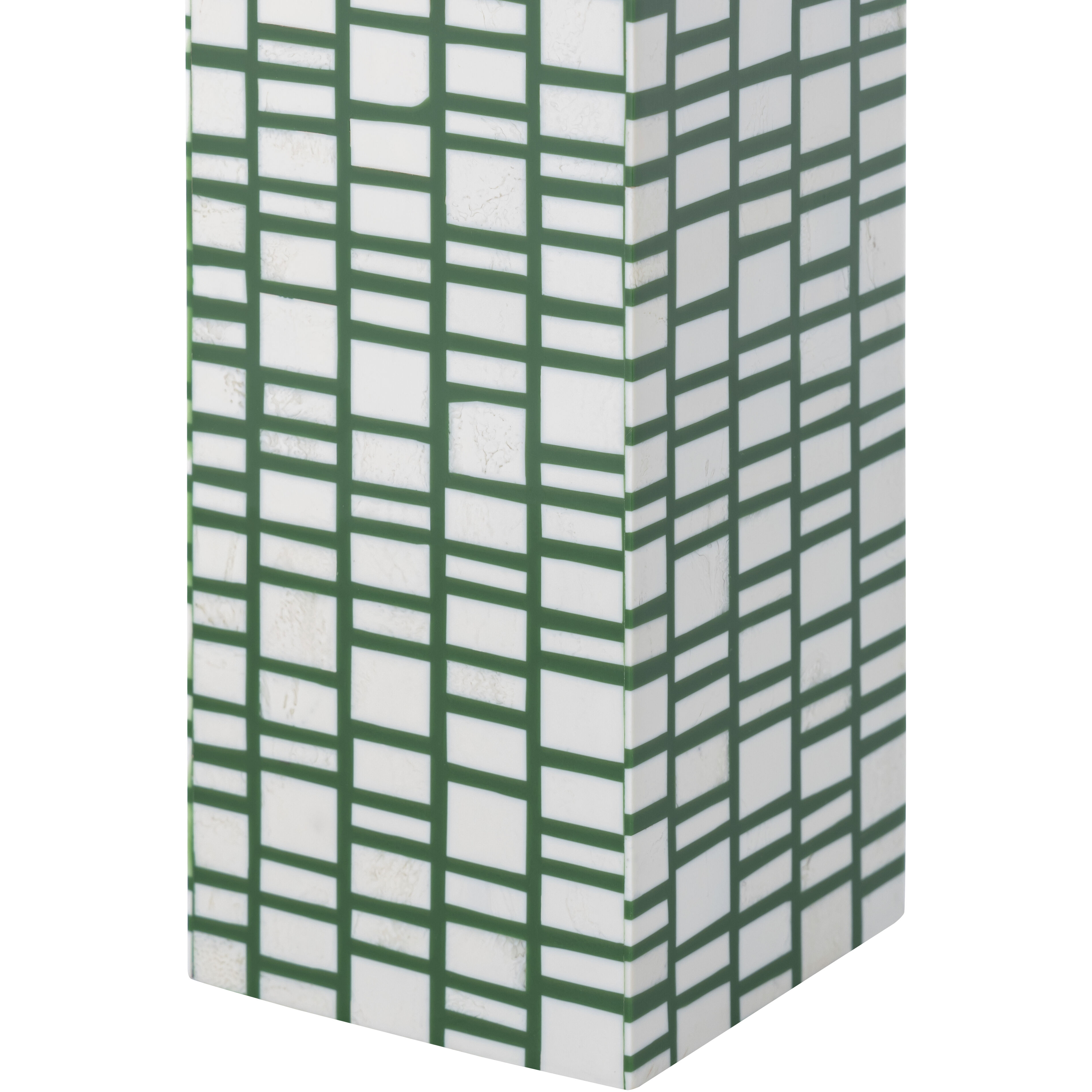 Etten 27 inch 9 watt Green with White Table Lamp Portable Light