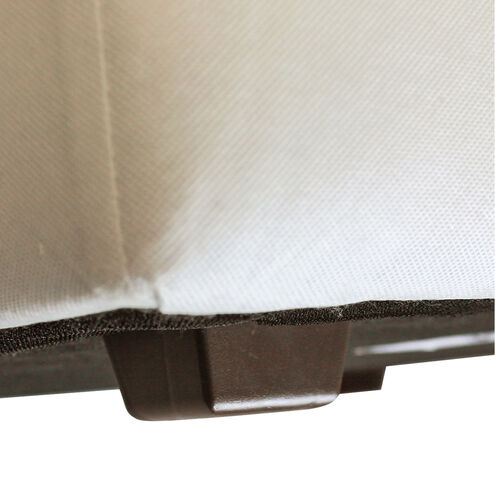 Universal Avanti White Bench with Slipcover