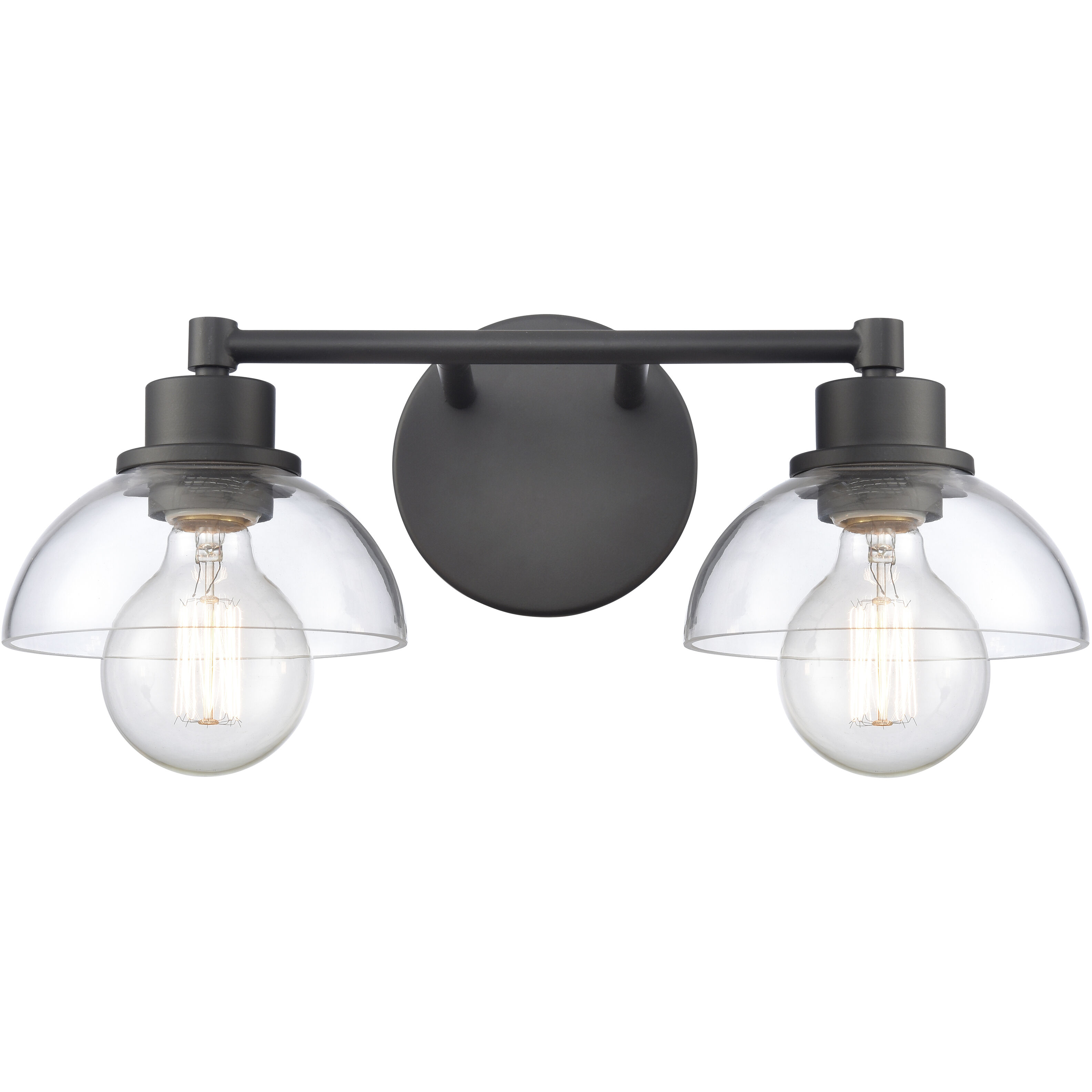 Julian Vanity Light Wall Light in Matte Black