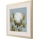 Florals Collection Champagne Gold Block Contemporary Framed Art