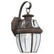 Lancaster Outdoor Wall Lantern in Antique Bronze, Large