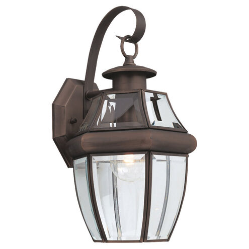 Lancaster 1 Light 14 inch Antique Bronze Outdoor Wall Lantern, Large